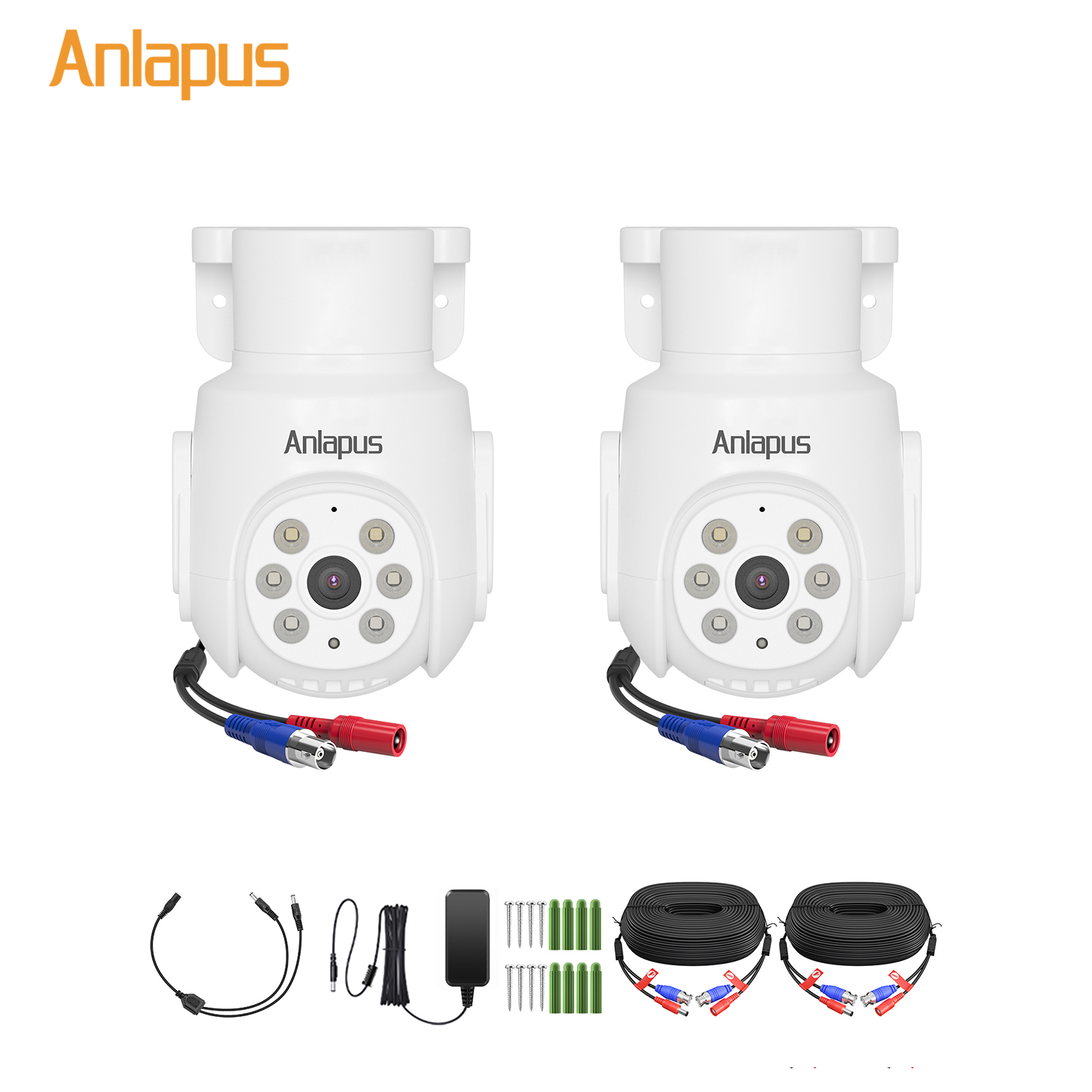 Home Security Monitoring System - Câmeras de Segurança Anlapus 5MP Pan