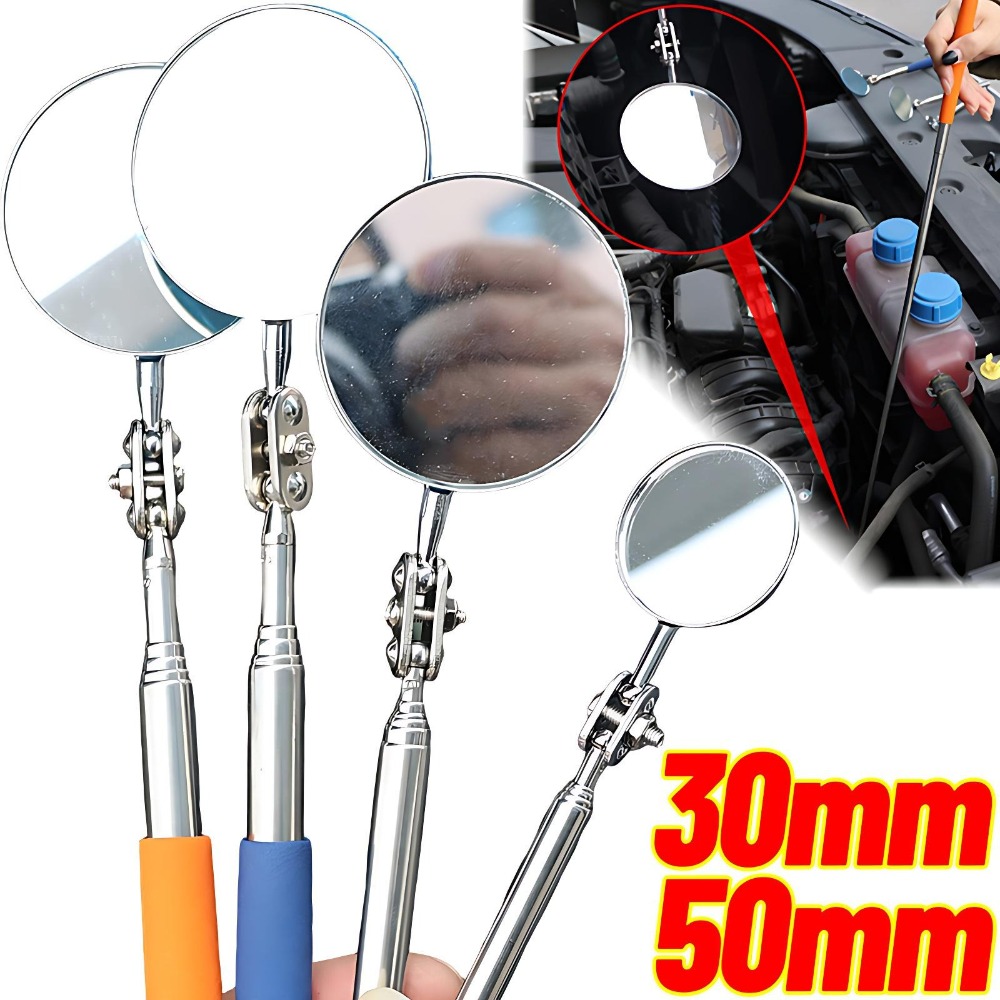 Glass Break Detector - Espelho de Inspeção Telescópico Universal com