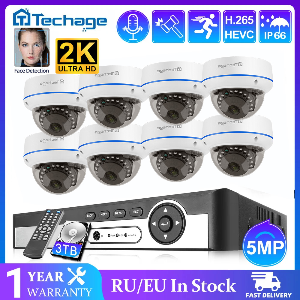 Home Security Video Recording Systems - Sistema de Câmera de Segurança Dome