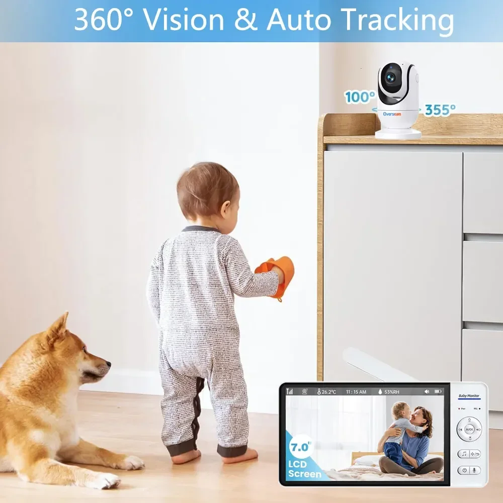 Home Security Cameras Uk - 7 Polegada tela de vídeo monitor