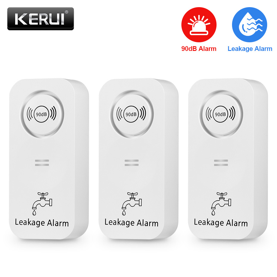 Home Security App - Kerui sensor de água sem fio