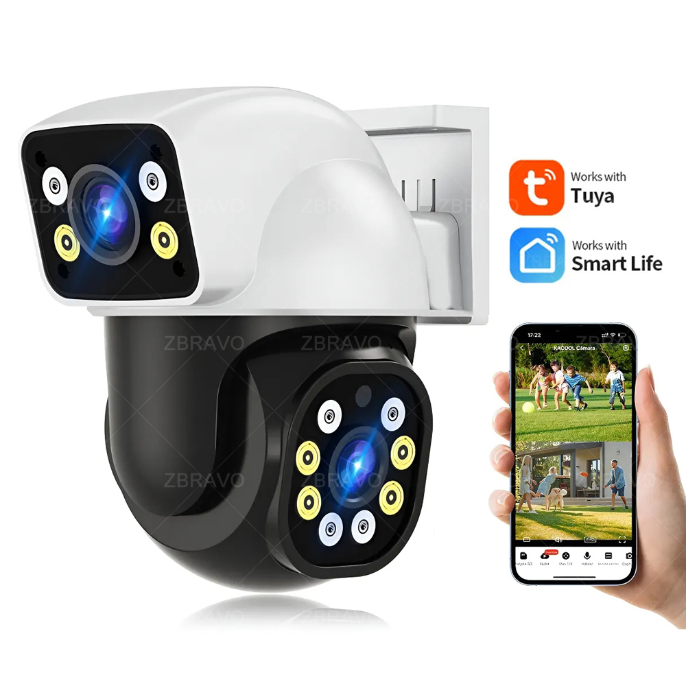 Home Security Adt - Câmera Externa Smartlife 8MP WiFi Tuya