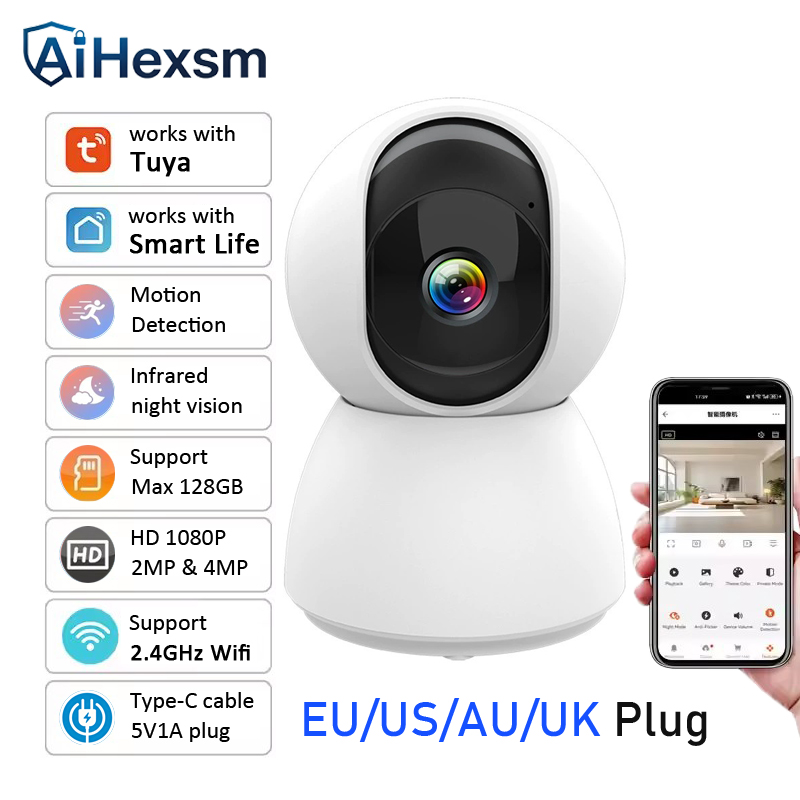 Home Security Cameras Uk - Câmera IP Tuya 2K 4MP com