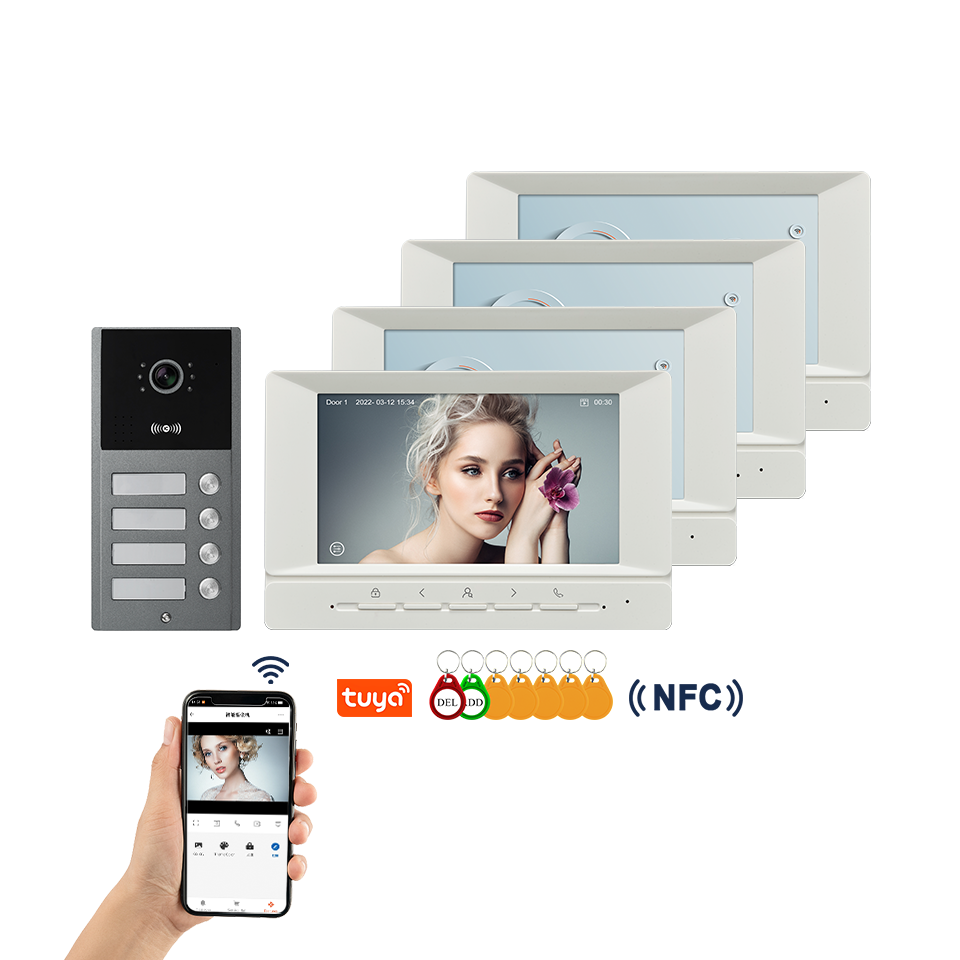 Home Security Cameras Uk - Tuya 7 Polegada vídeo inteligente vídeo