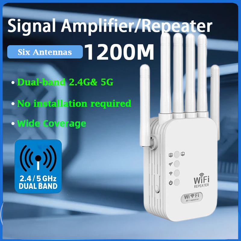 Home Security Network - Repetidor WiFi Sem Fio KATORD 1200Mbps,