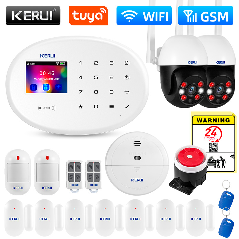 Home Security Technician - Kerui w202 wifi gsm kit sistema