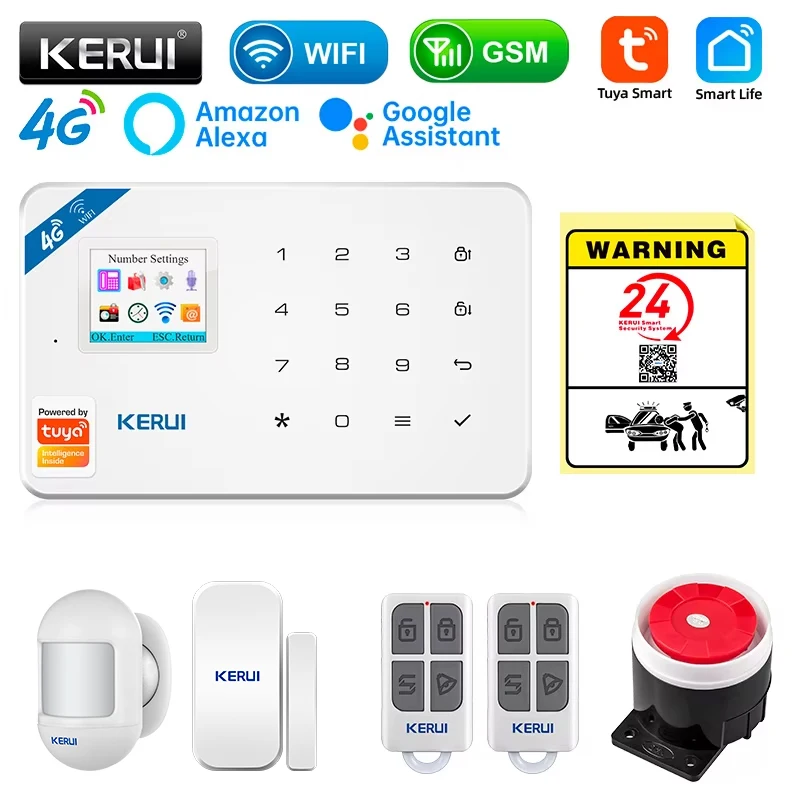Home Security Technician - Kerui kit sistema de alarme segurança