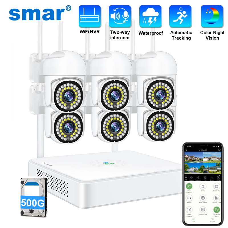 Home Security Adt - Sistema de Câmera de Segurança Sem