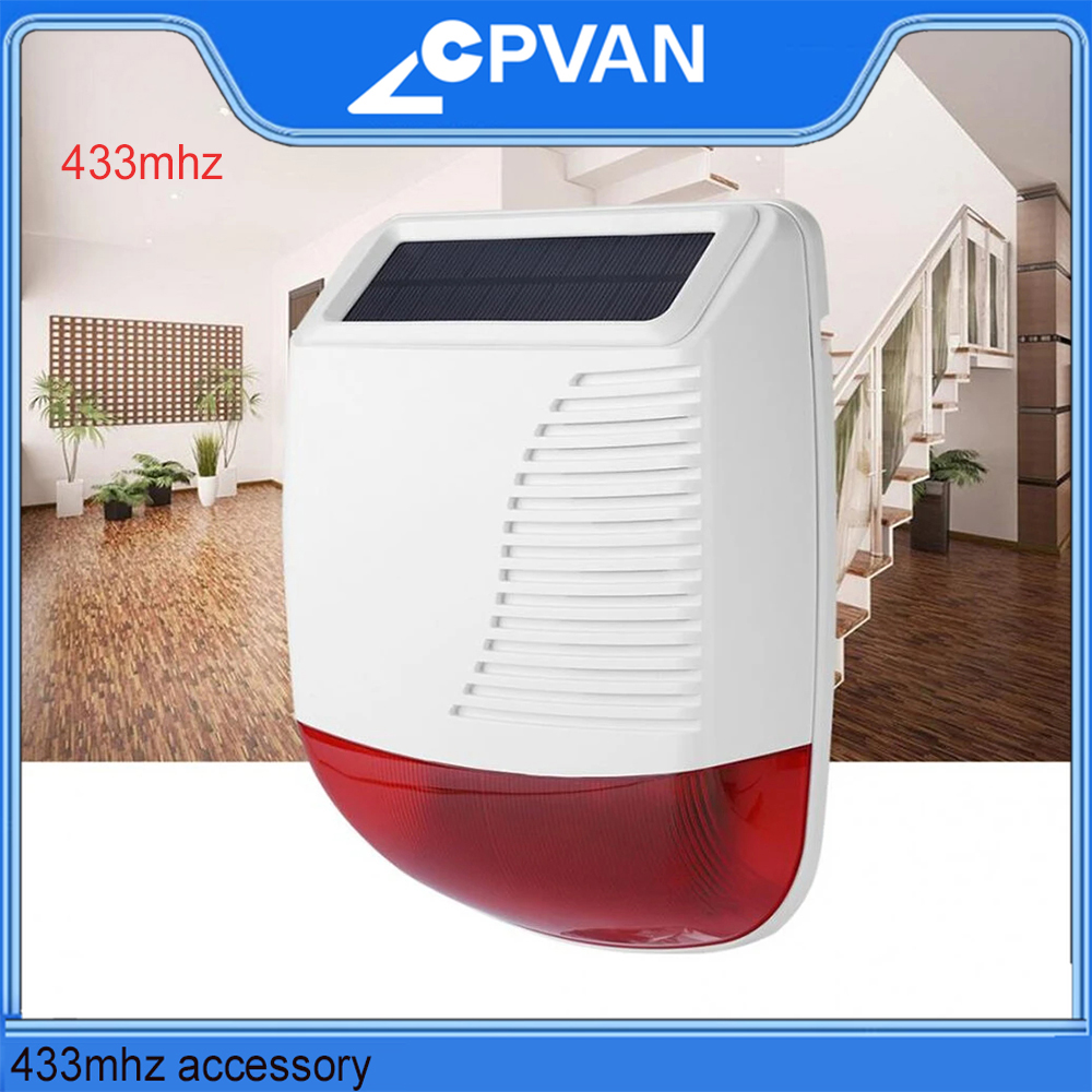 Home Security Adt - CPVAN Sirene sem fio externa 110dB