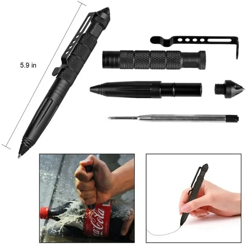 Caneta Tática Militar Quebra-V - Glass Break Detector avaliação e preço