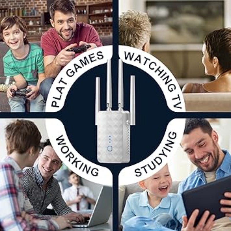 Repetidor wi-fi de banda dupla - Home Security Network avaliação e preço
