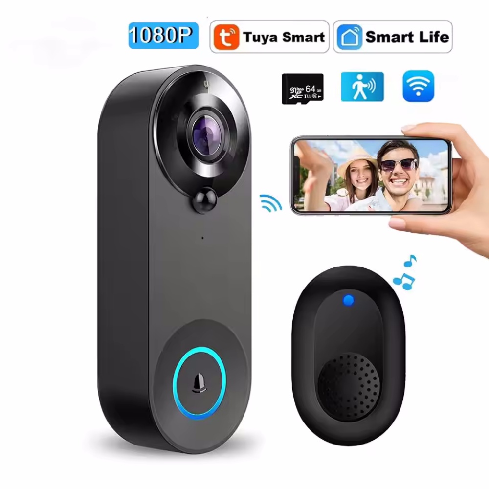 Tuya 1080p sem fio wi fi campa - Home Security Monitoring System avaliação e preço