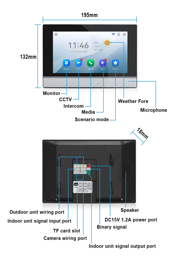 Tuya casa inteligente apartame - Home Security Video Recording Systems avaliação e preço