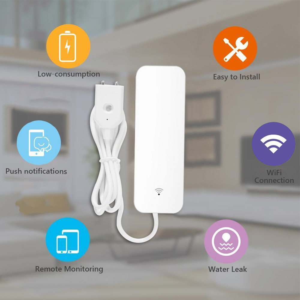 Sensor de vazamento de água wi - Home Security App avaliação e preço