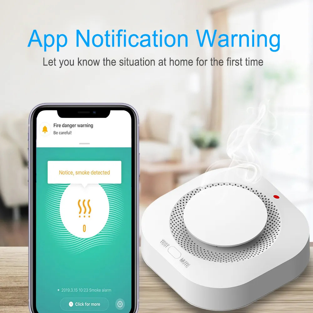 Detector de Fumaça Inteligente - Home Security Monitoring System avaliação e preço