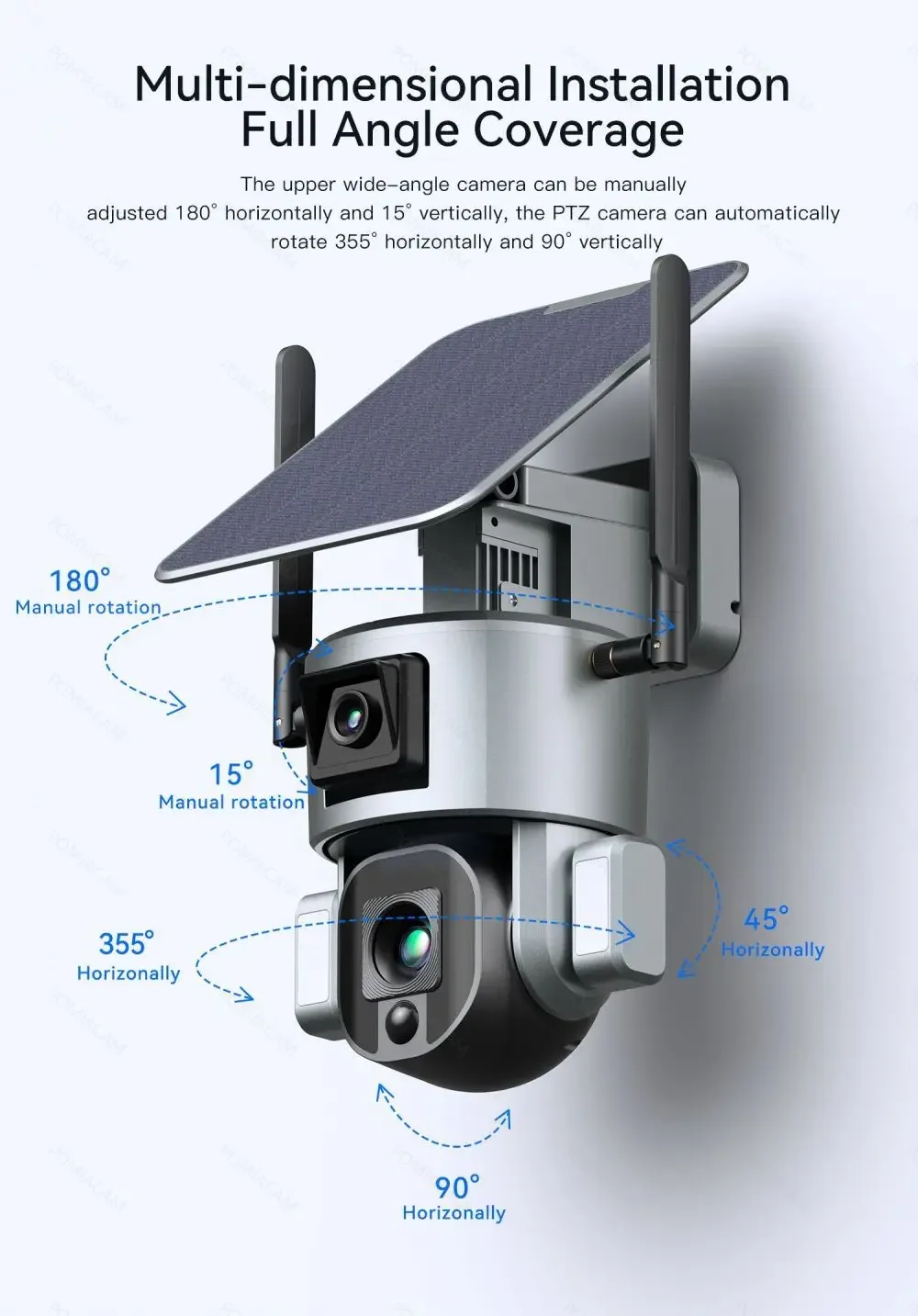 Câmera solar sem fio 4g, lente - Home Security Cameras Uk avaliação e preço