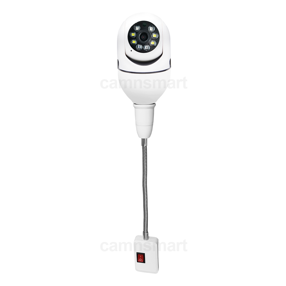 3mp mini câmera wifi e27 bulbo - Home Security Cameras Uk avaliação e preço
