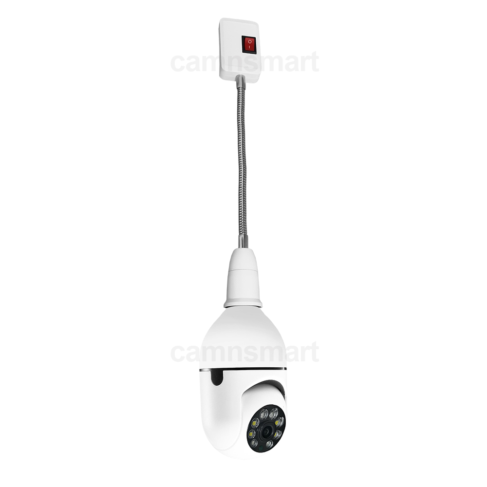 3mp mini câmera wifi e27 bulbo - Home Security Cameras Uk avaliação e preço