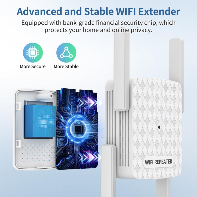 Extensor wi-fi sem fio, 1200mb - Home Security Network avaliação e preço