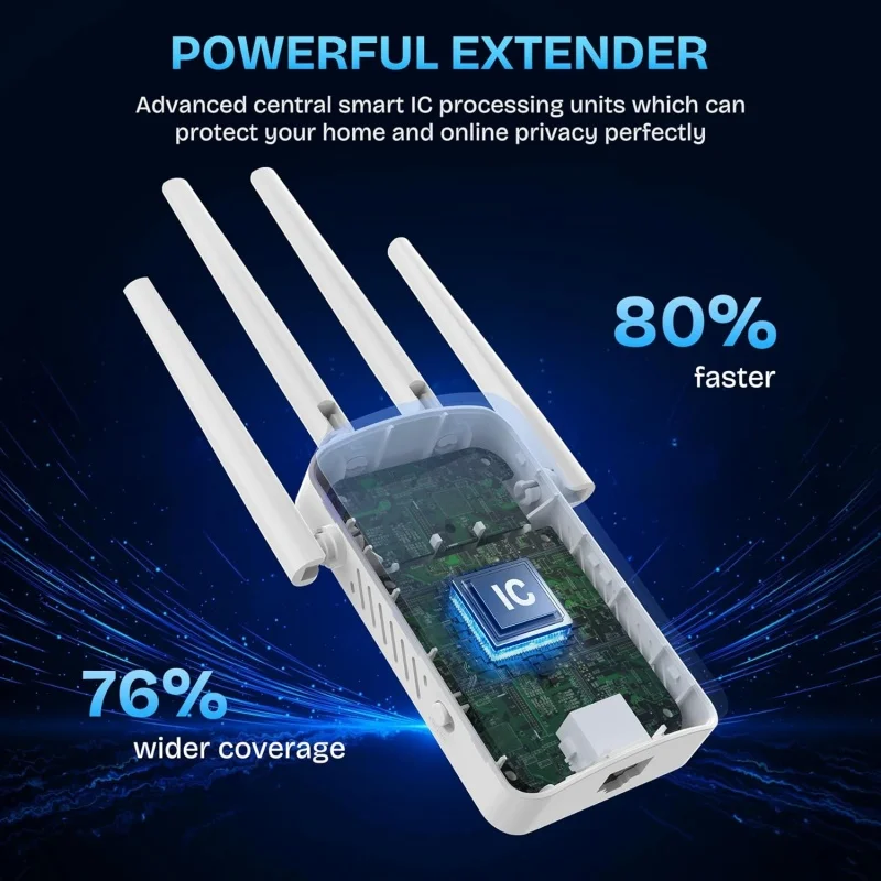 Repetidor WiFi Dual Band 1200M - Home Security Network avaliação e preço