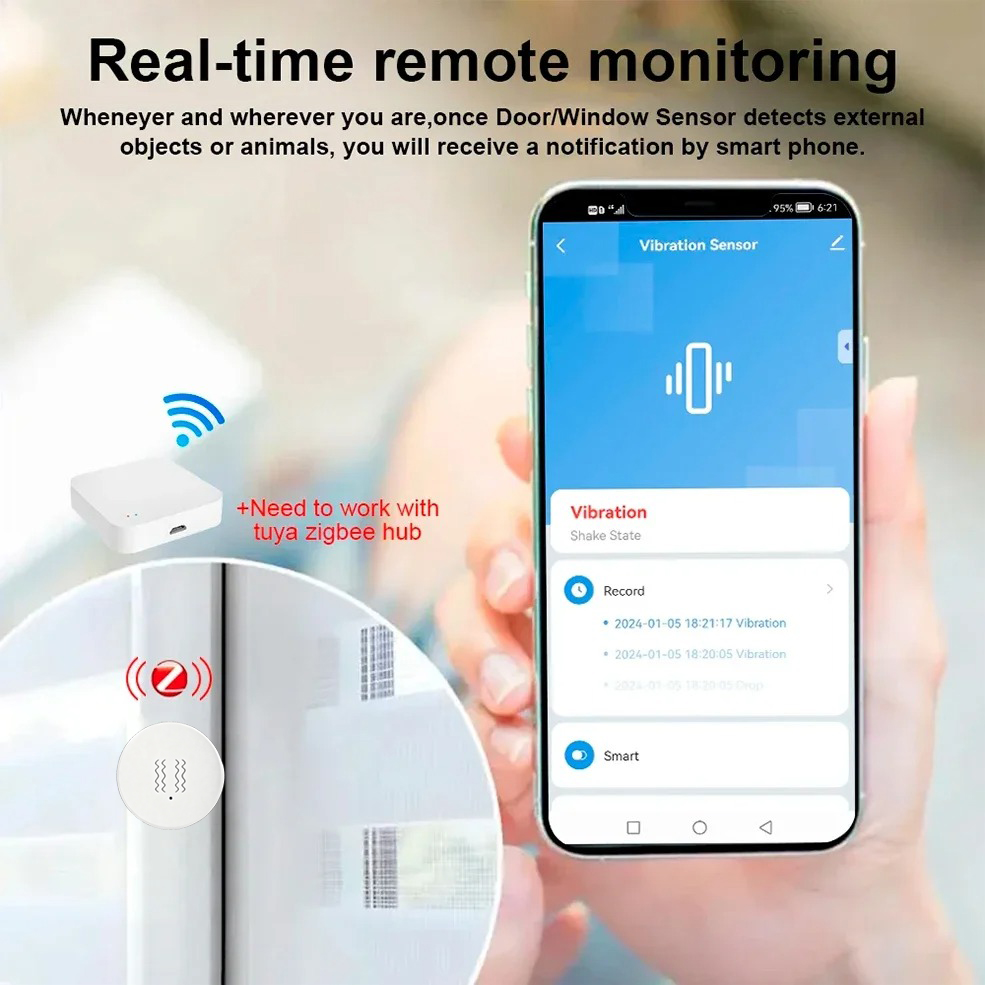 Sensor de Vibração e Inclinaçã - Home Security Monitoring System avaliação e preço
