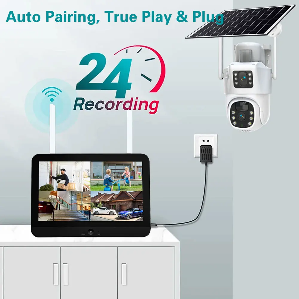 Auto Tracking Video Surveillan - Home Security Wifi Camera avaliação e preço