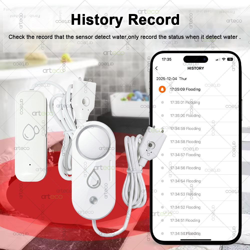 Sensor de Vazamento de Água Zi - Home Security App avaliação e preço