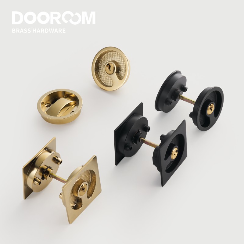 Dooroom de bronze porta desliz - Home Security Locks avaliação e preço