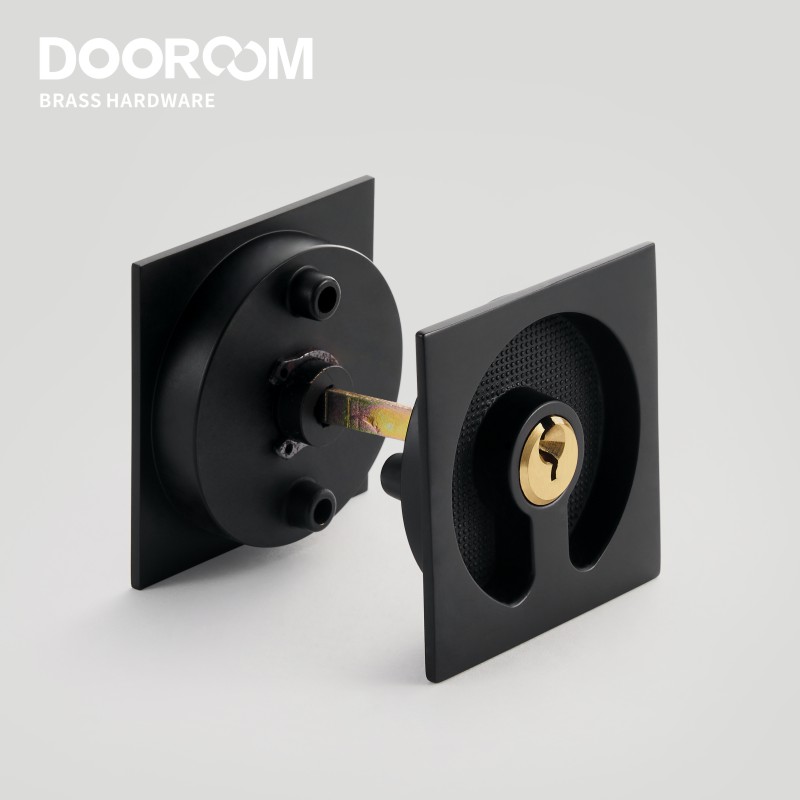 Dooroom de bronze porta desliz - Home Security Locks avaliação e preço