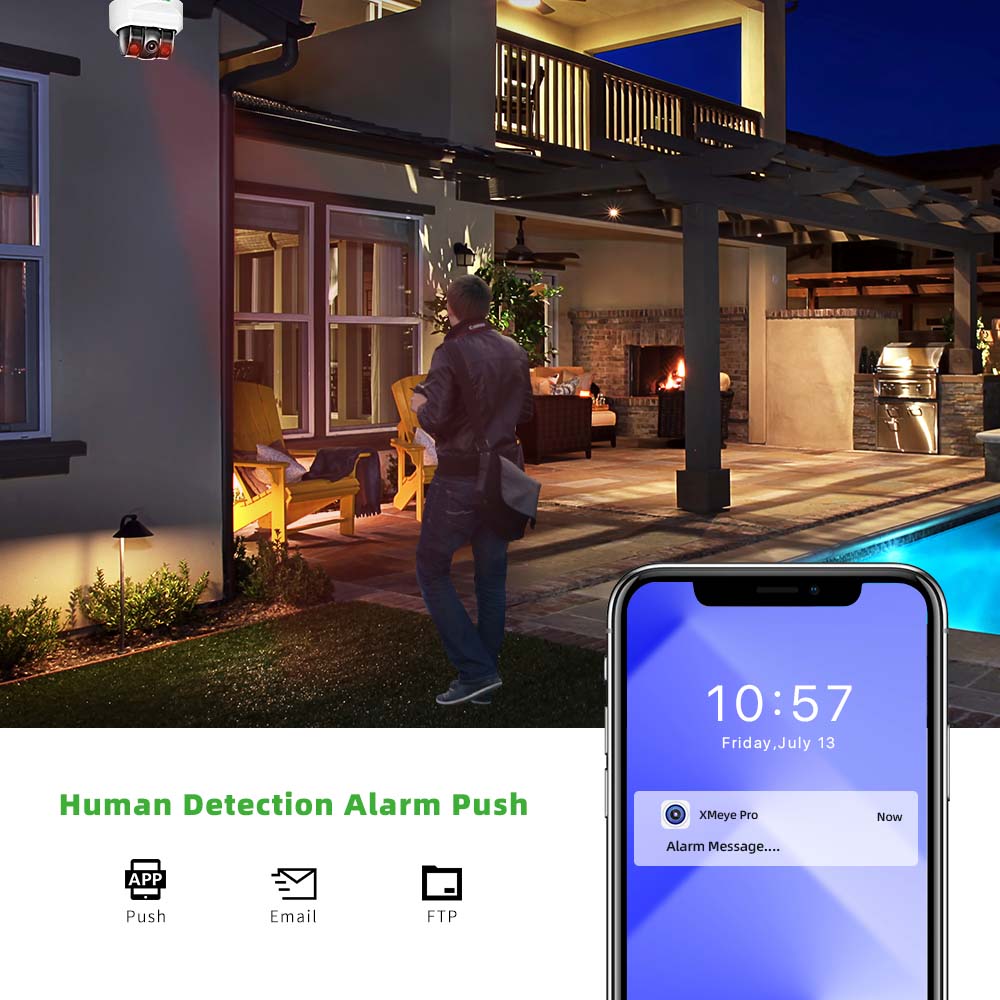 Câmera IP POE C GC PB 4MP, Mic - Home Security Items avaliação e preço