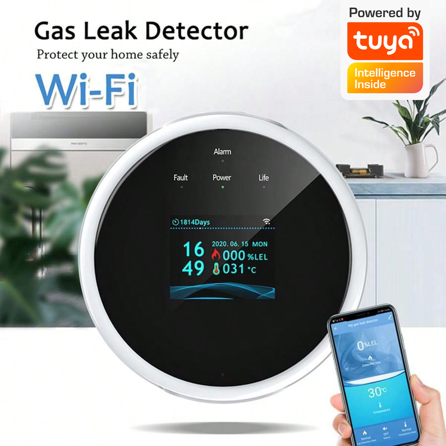 Sensor de Alarme de Gás WiFi 2 - Home Security Items avaliação e preço