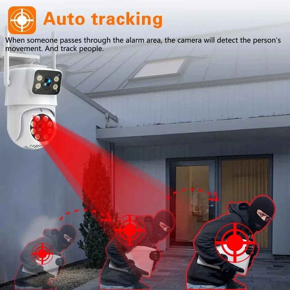 Câmera PTZ de Detecção Humana  - Home Security Wifi Camera avaliação e preço