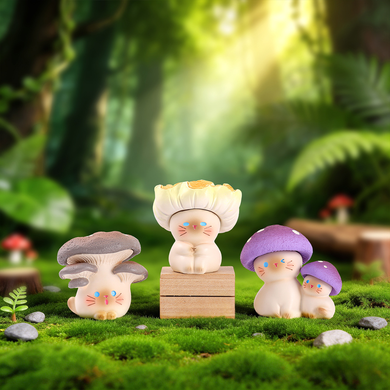 Caixa Surpresa Mushroom Meow,  - Home Security Items avaliação e preço