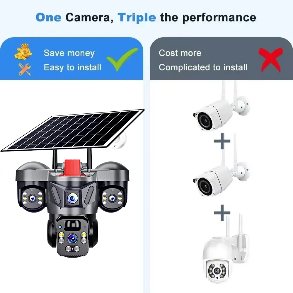 Kerui v380 pro ao ar livre ptz - Home Security Adt avaliação e preço