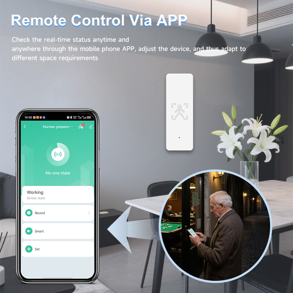 Hseno tuya zigbee sensor de pr - Home Security App avaliação e preço