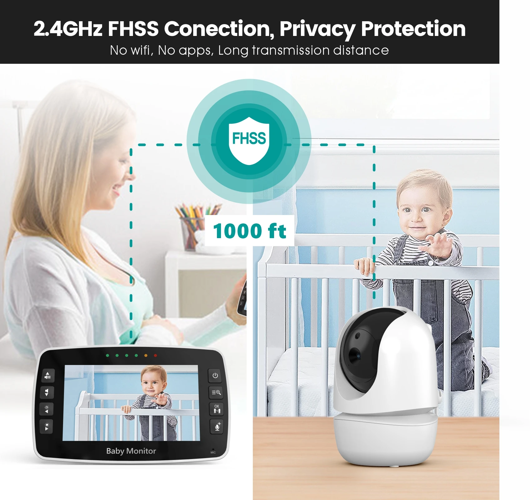 Sm43a monitor do bebê seguranç - Home Security Cameras Uk avaliação e preço