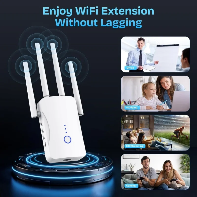 Repetidor WiFi Dual Band 2.4G/ - Home Security Network avaliação e preço