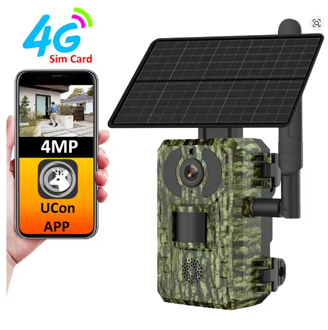 Câmera de Caça 4G Solar com Si - Home Security Game avaliação e preço