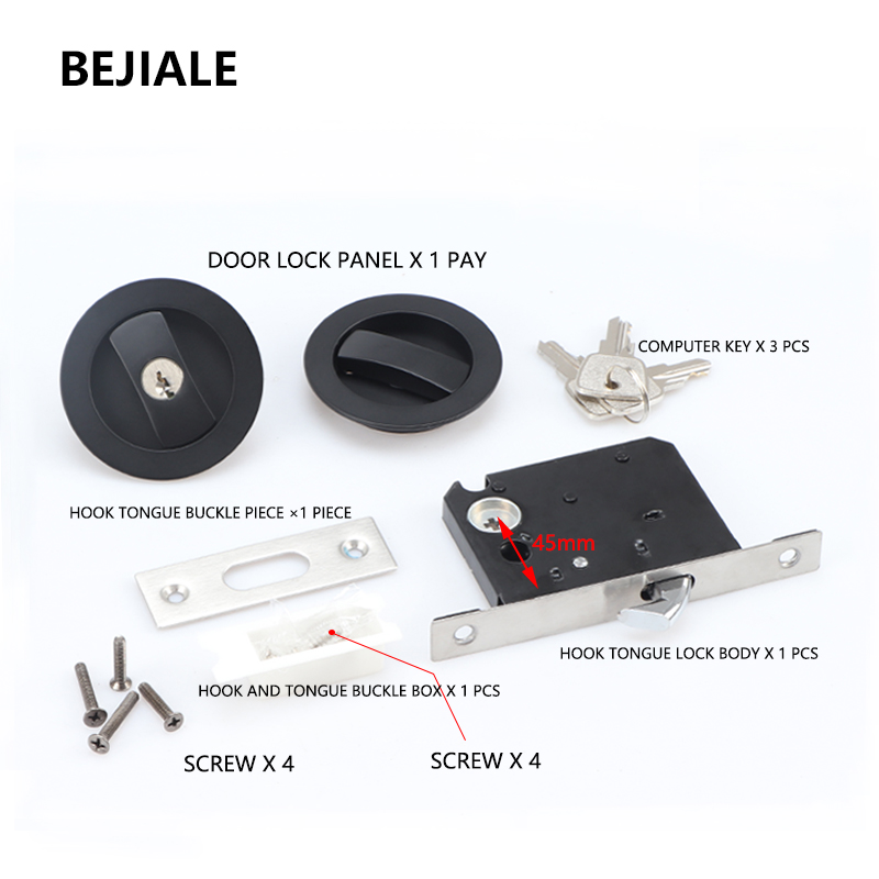 Fechadura de porta deslizante  - Home Security Locks avaliação e preço